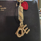 Switch Chic 'LOVE' Charm Keychain - Woven Rope &amp; Gold-Tone Hardware 2 image