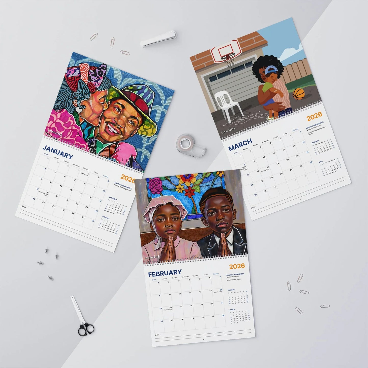 "Taking Up Space" 2026 Wall Calendar