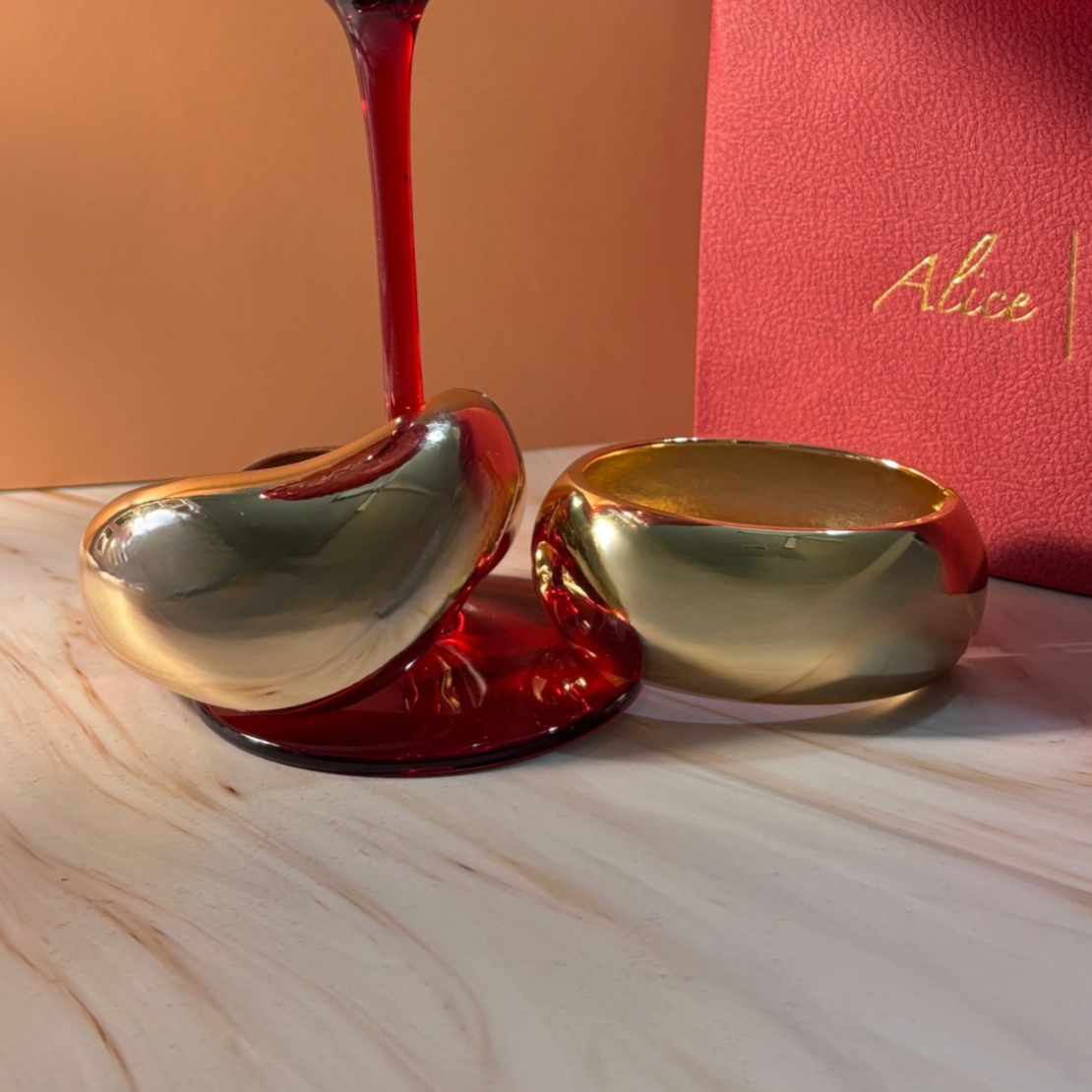 Gold Bangle Set