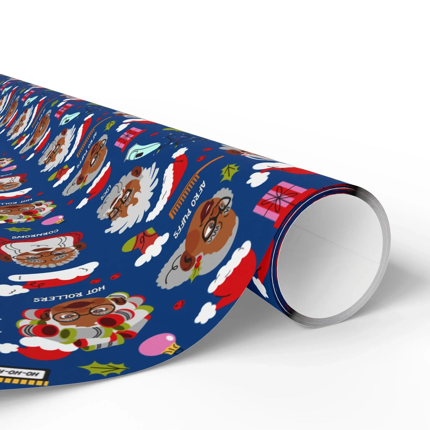 Santas At The Shop' 30x180 Christmas Wrapping Paper