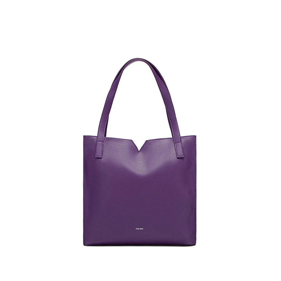 Alicia Tote II - Pebbled Plum