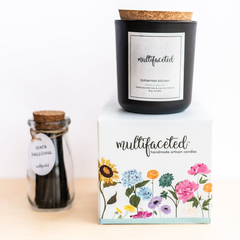 Bohemian Kitchen Scent Candle - Eco-Friendly 8 oz.