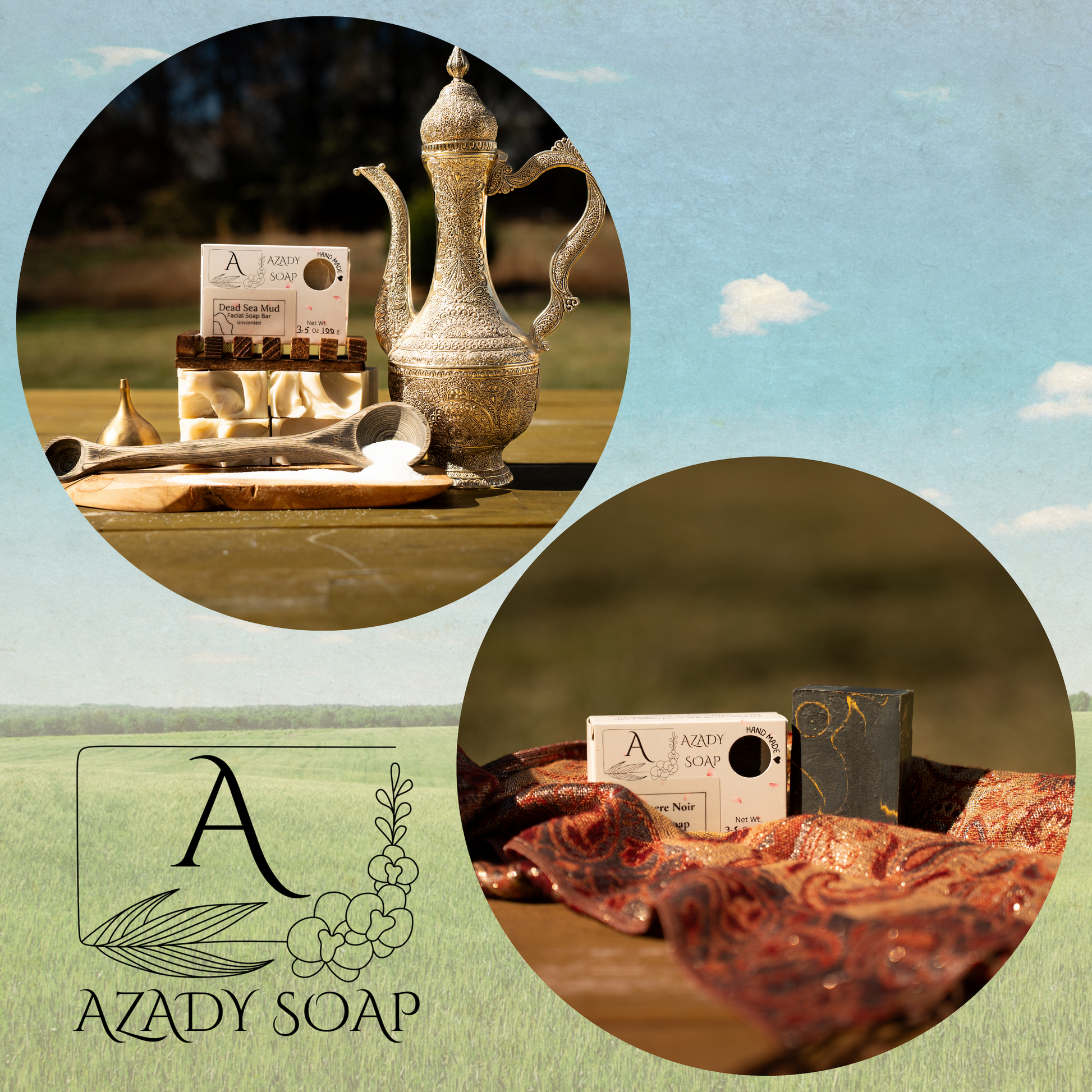 Dead Sea Mud & Cashmere Oud Soap Bundle (4 bars)