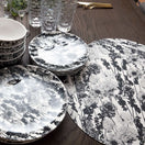 Switch Grayscale Floral Garden Vinyl Placemat Set of 4 3 image