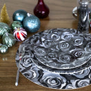 Switch Grayscale Roses Vinyl Placemat Set of 4 3 image