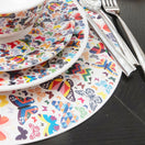 Switch Multicolored Butterflies Vinyl Placemat Set of 4 2 image