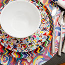 Switch Multicolored Butterflies Salad Plate Set of 4 3 image