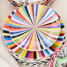 Switch Multicolored Starburst Salad Plate Set of 4 3 image