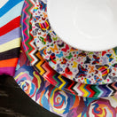 Switch Multicolored Zigzag Dinner Plate Set of 4 2 image