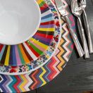 Switch Multicolored Zigzag Vinyl Placemat Set of 4 2 image