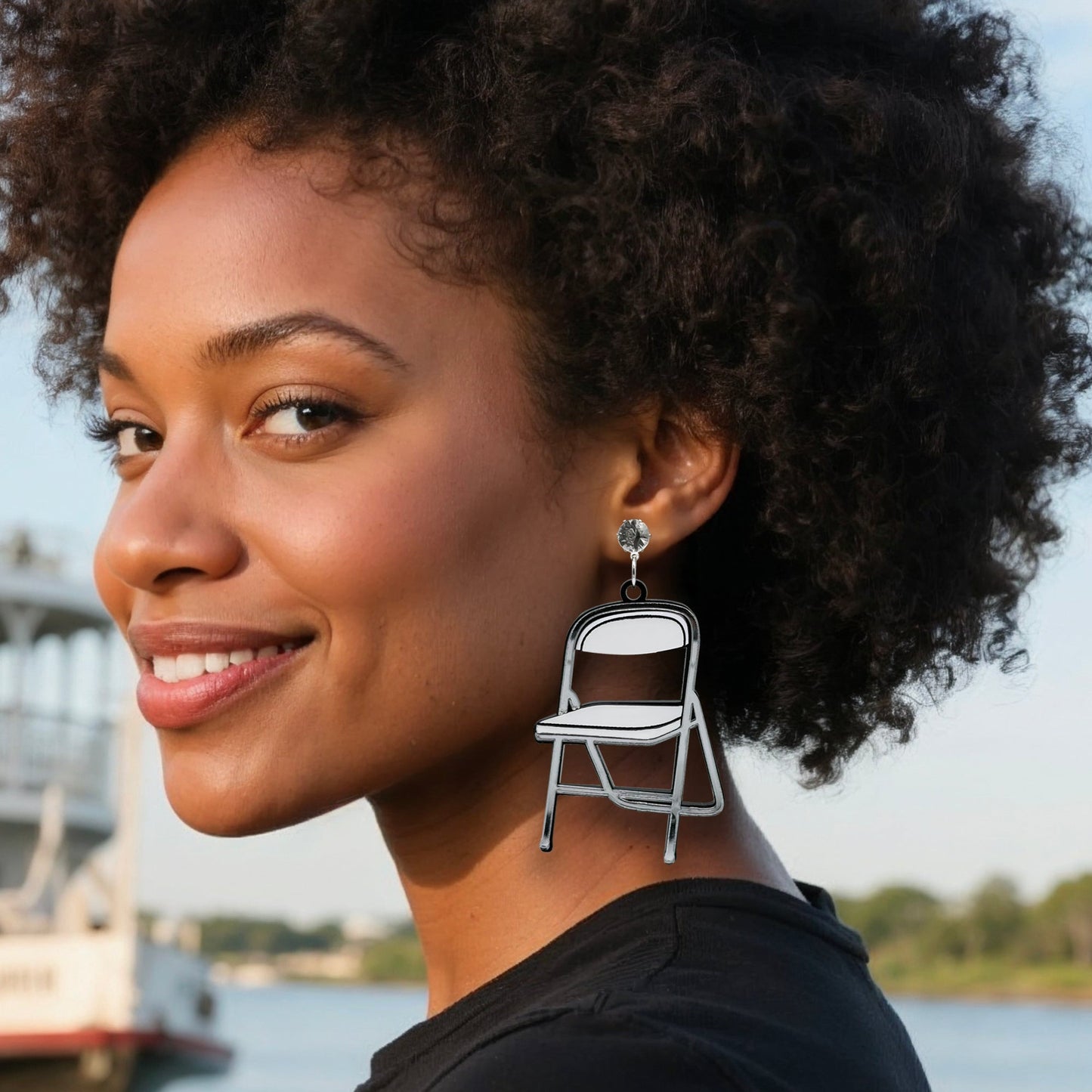 "Fold Out" Earrings DomoINK .