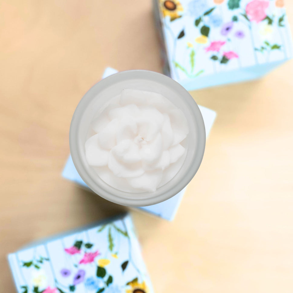 Gardenia Flower Candle