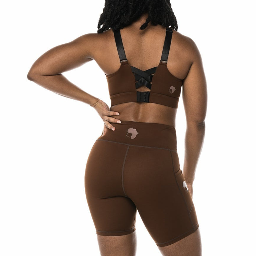 Brown Sugar Biker Shorts