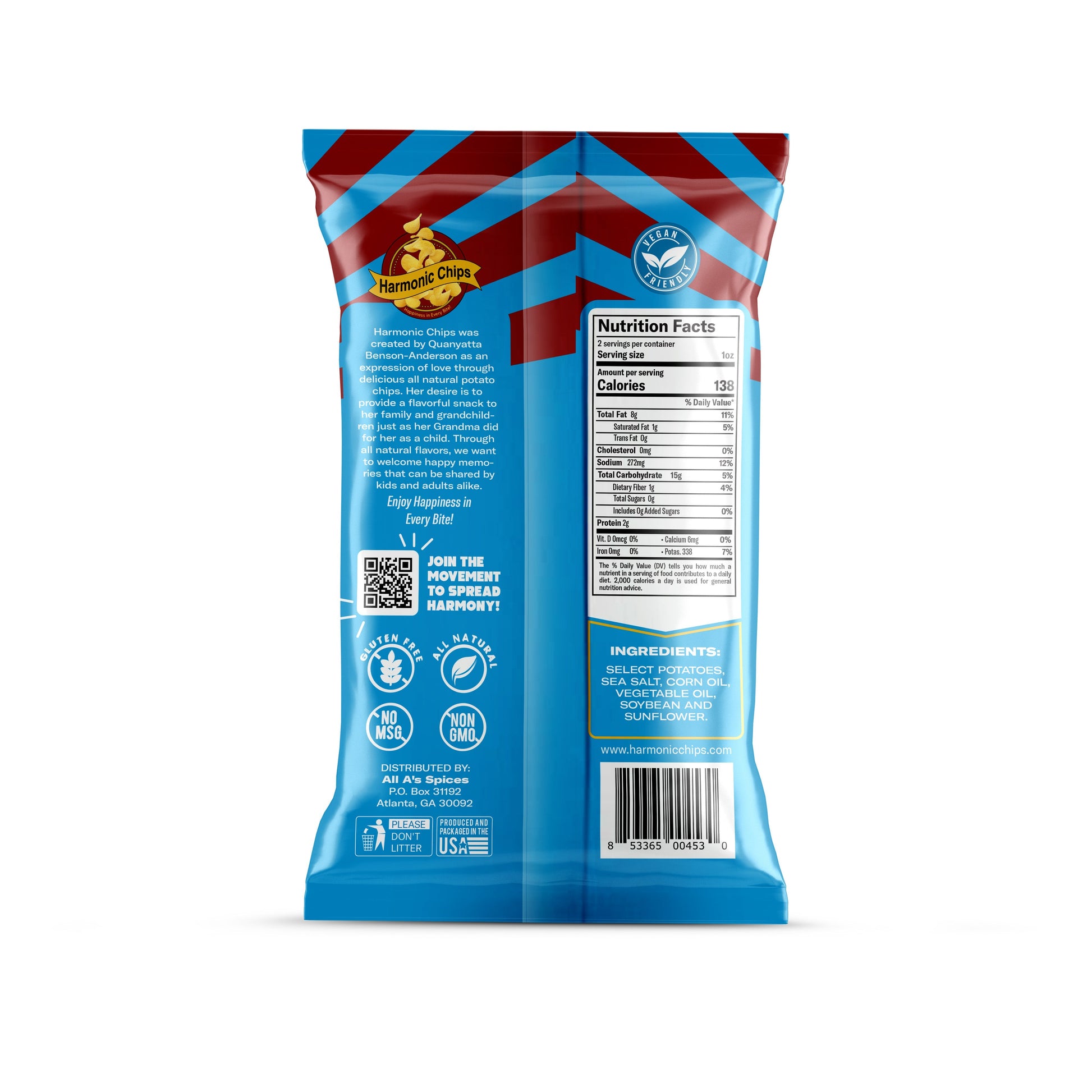 Harmonic Chips Sea Salt