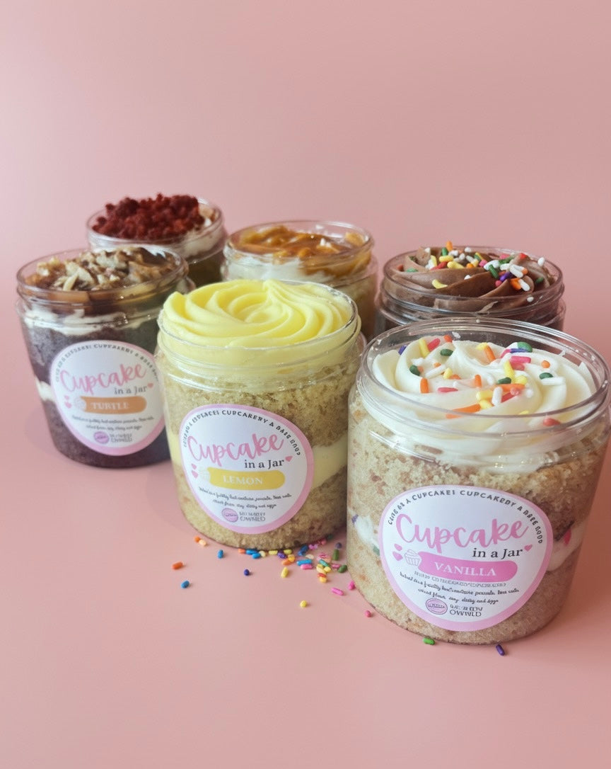 Cupcakes in a Jar- 6 Pack
