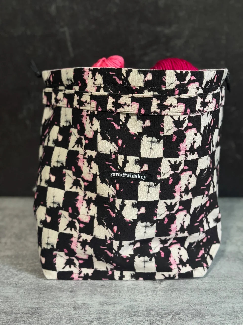 Rough Check Crafters Satchel | Deluxe w/ 4 Pockets