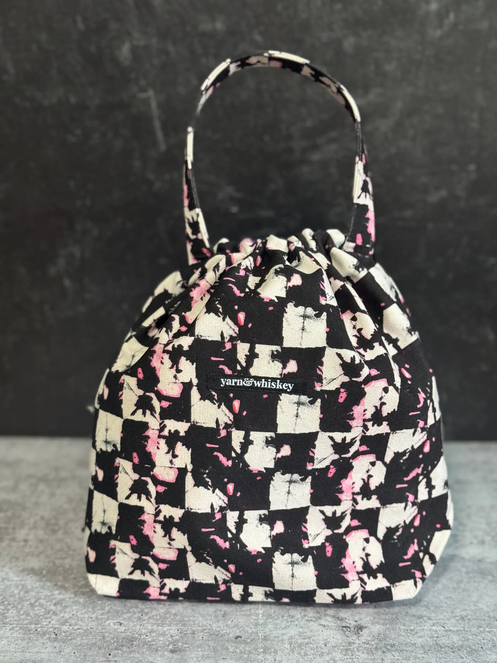 Rough Check Crafters Satchel | Deluxe w/ 4 Pockets