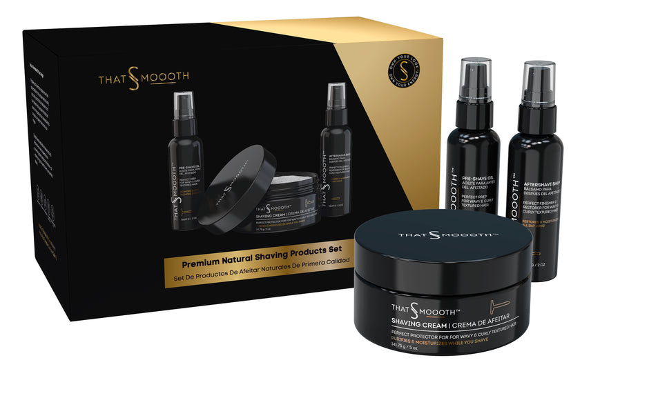 Premium Natural Shaving Products Set