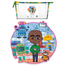 Switch Justin It&#39;s a Robot Thing!| Giant 3-Foot 48 Piece STEM Puzzle 3 image