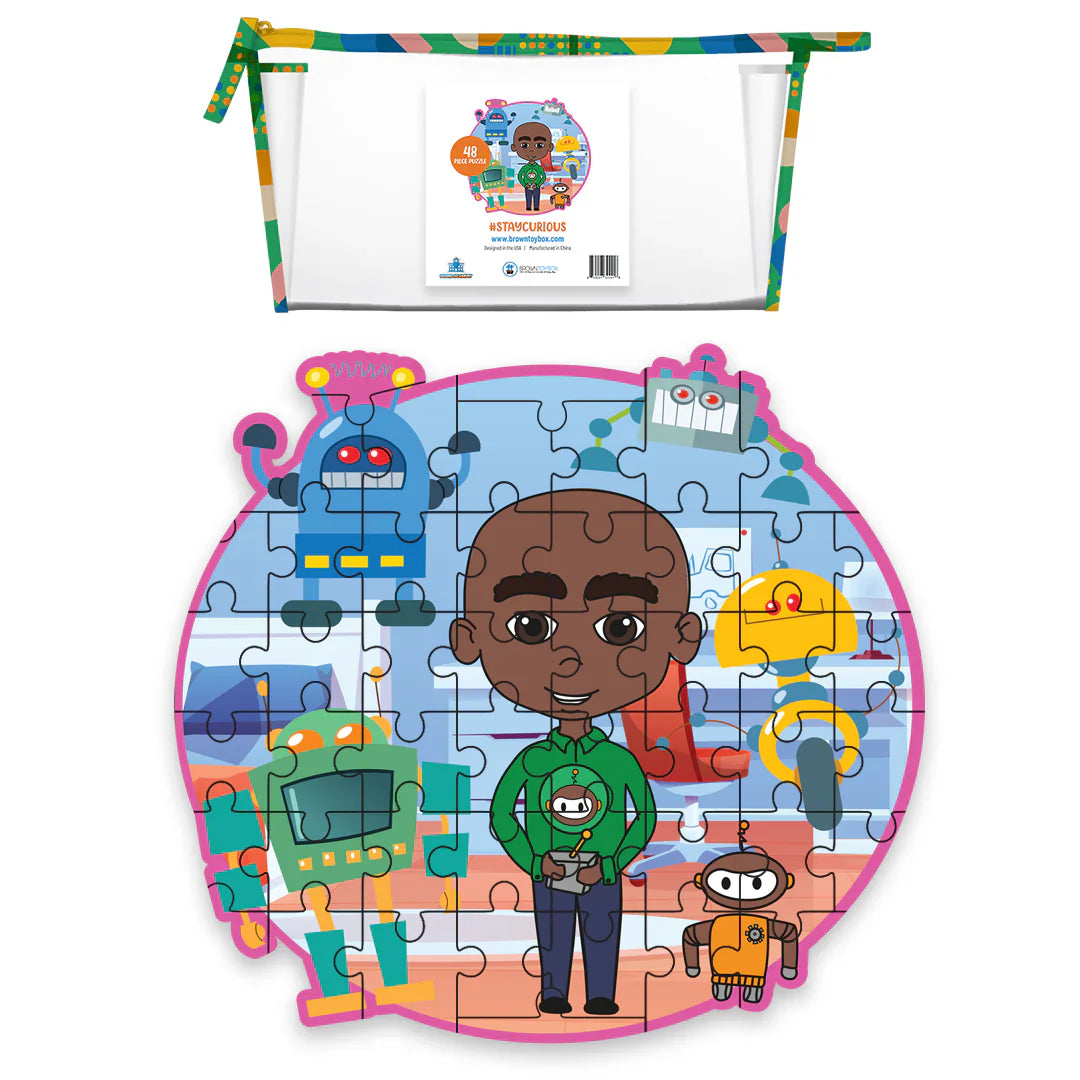 Justin It's a Robot Thing!| Giant 3-Foot 48 Piece STEM Puzzle