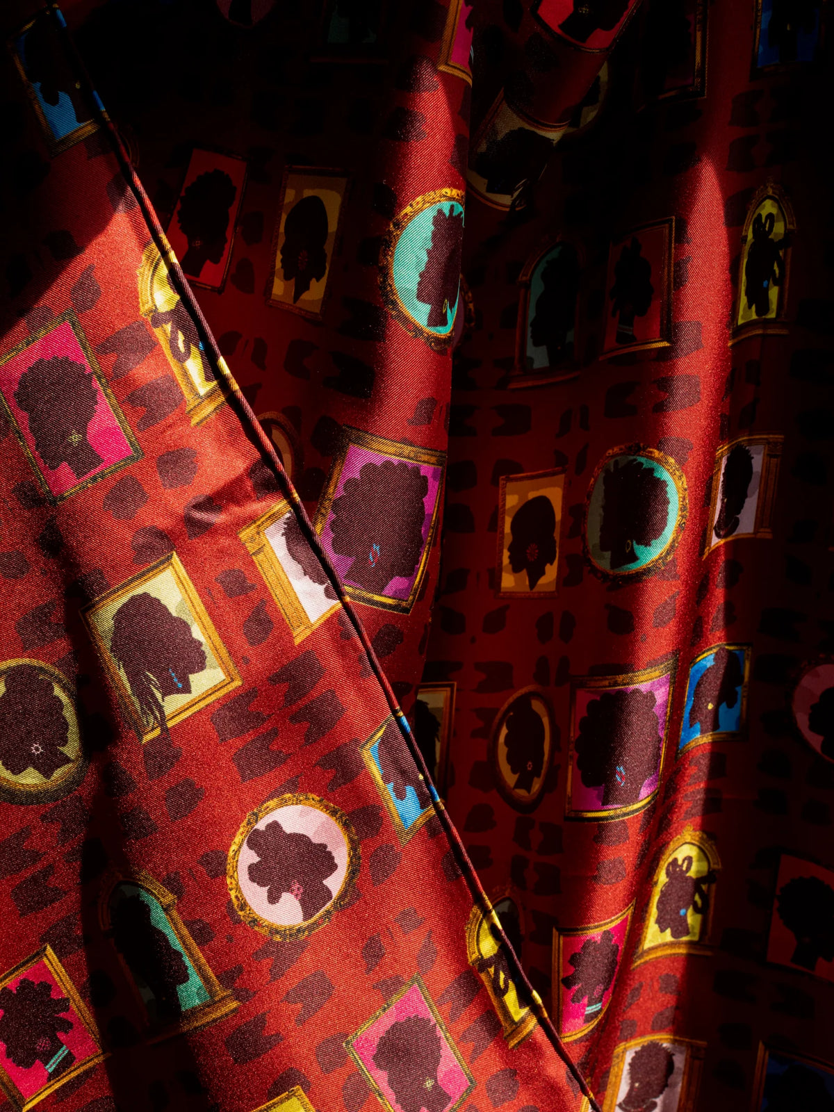 Lovely Ones Silk Twill Scarf | Double-sided 34 inch