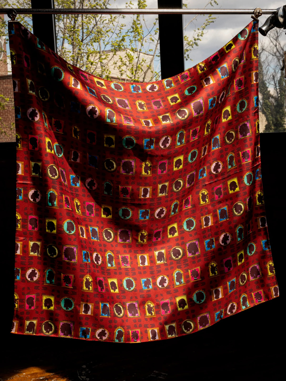 Lovely Ones Silk Twill Scarf | Double-sided 34 inch
