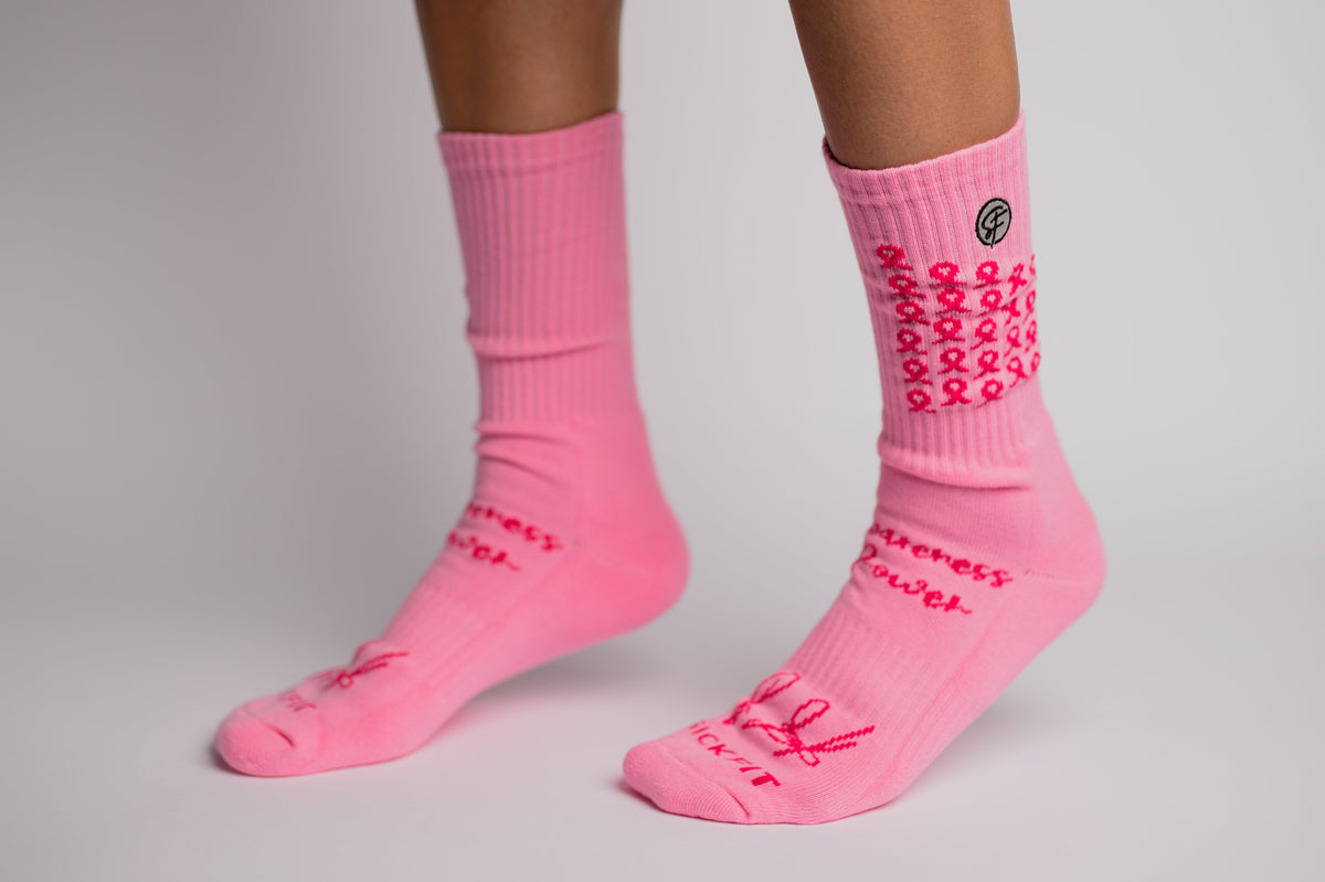 SickFit Breast Cancer Compression Socks- 2 Pack