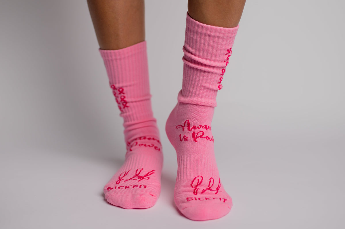 SickFit Breast Cancer Compression Socks- 2 Pack