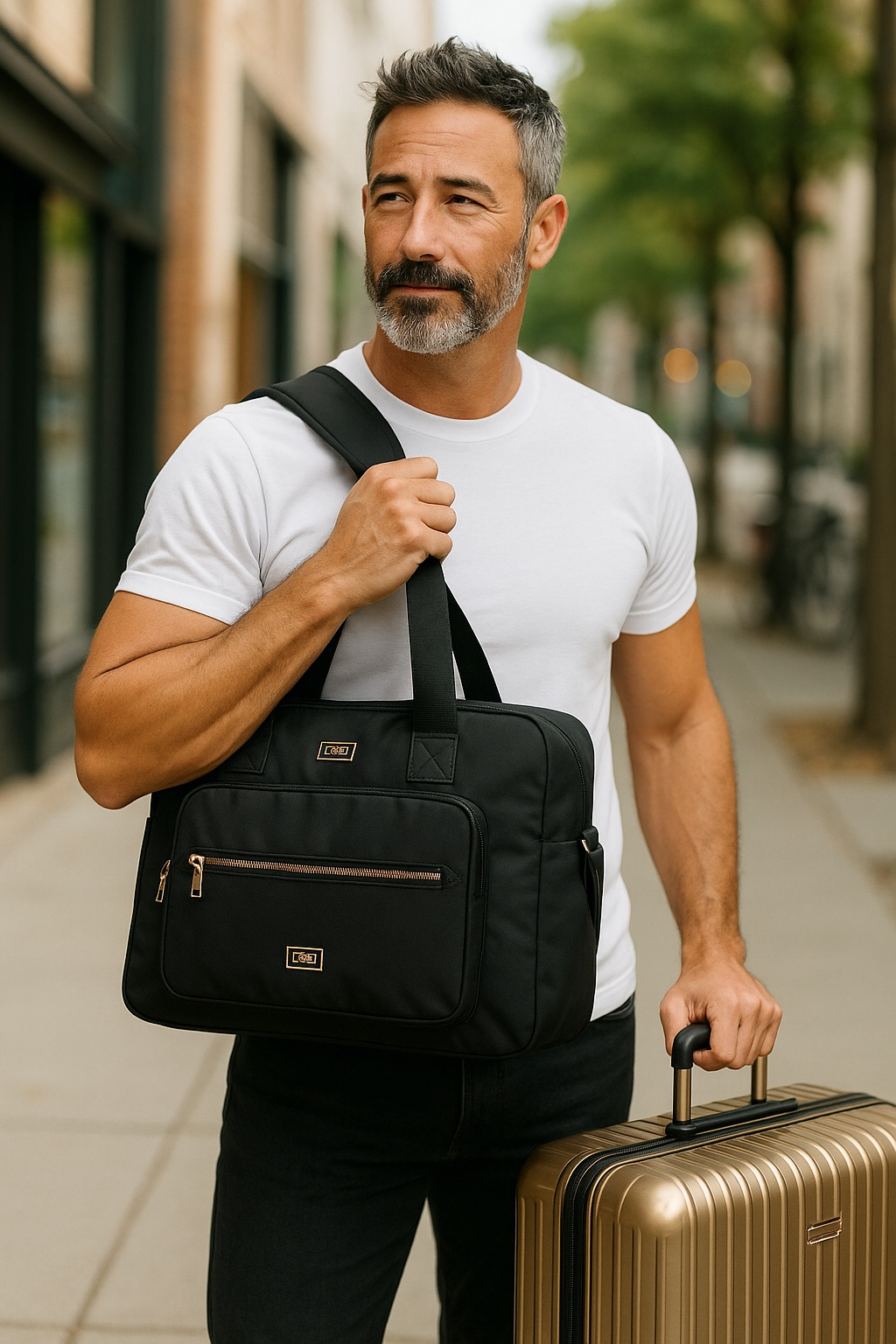 Weekender/Diaperbag and Crossbody