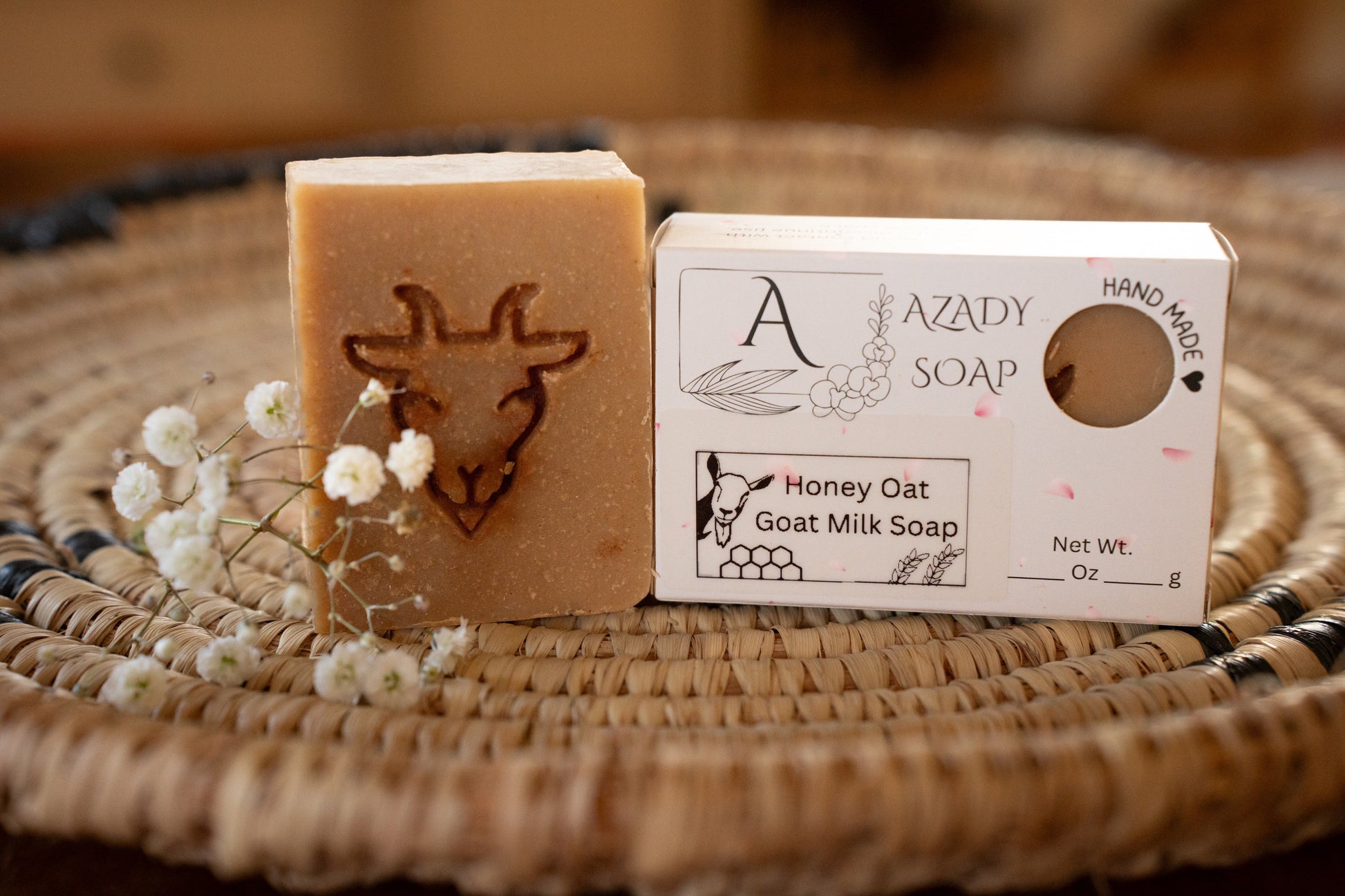 Honey oats Goat milk soap (4 pack)