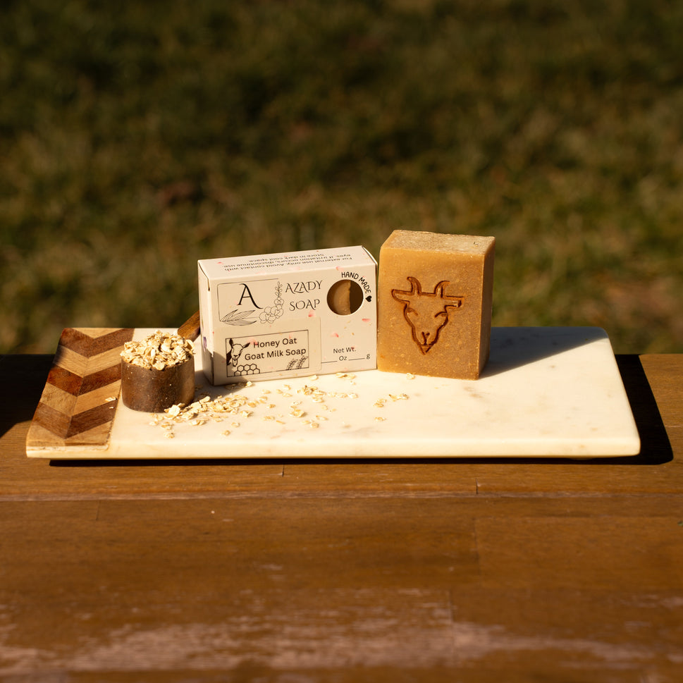 Cashmere Oud & Honey oats goat milk soap bundle (4 pack)
