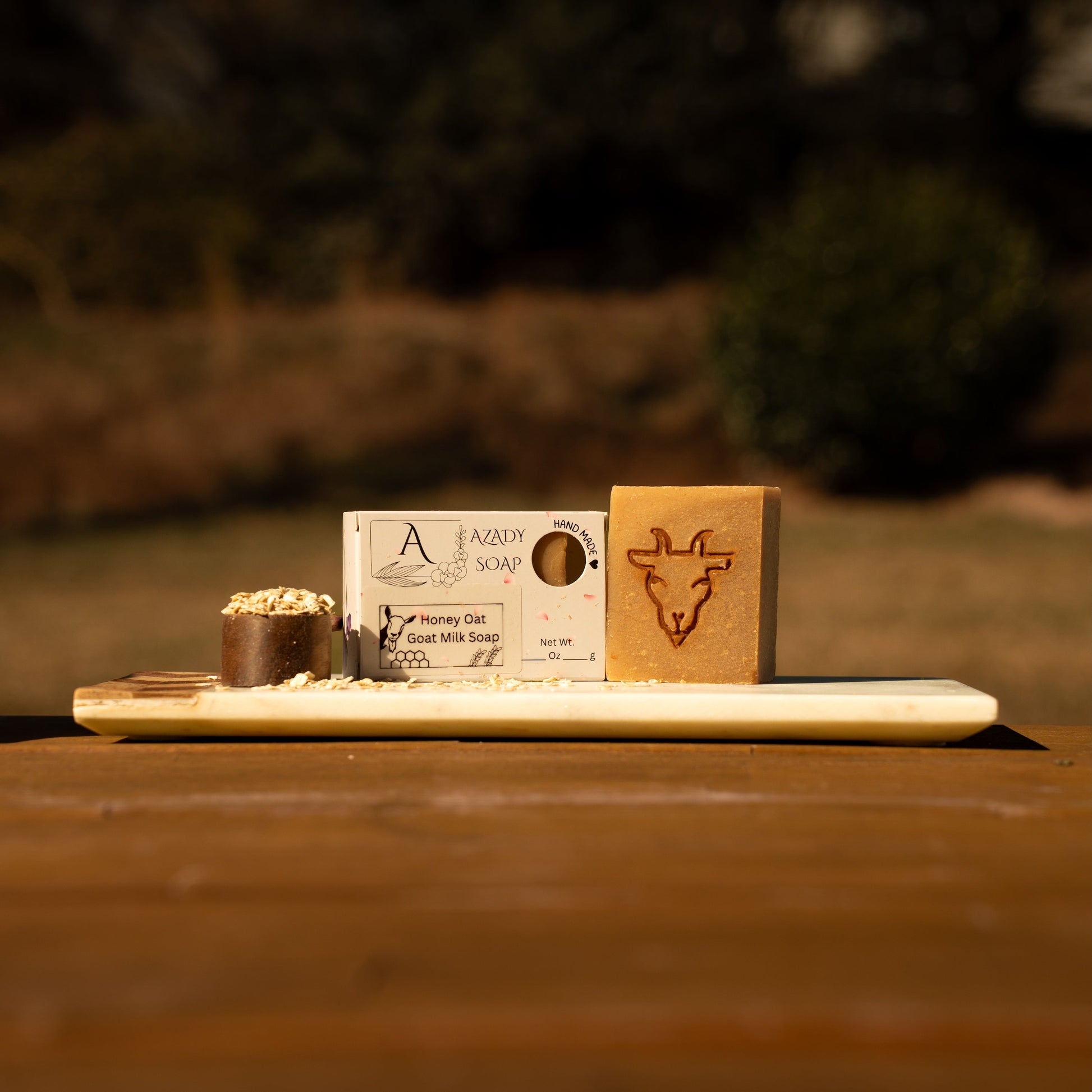 Cashmere Oud & Honey oats goat milk soap bundle (4 pack)