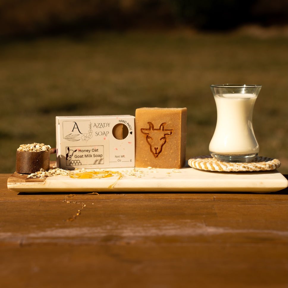 Cashmere Oud & Honey oats goat milk soap bundle (4 pack)
