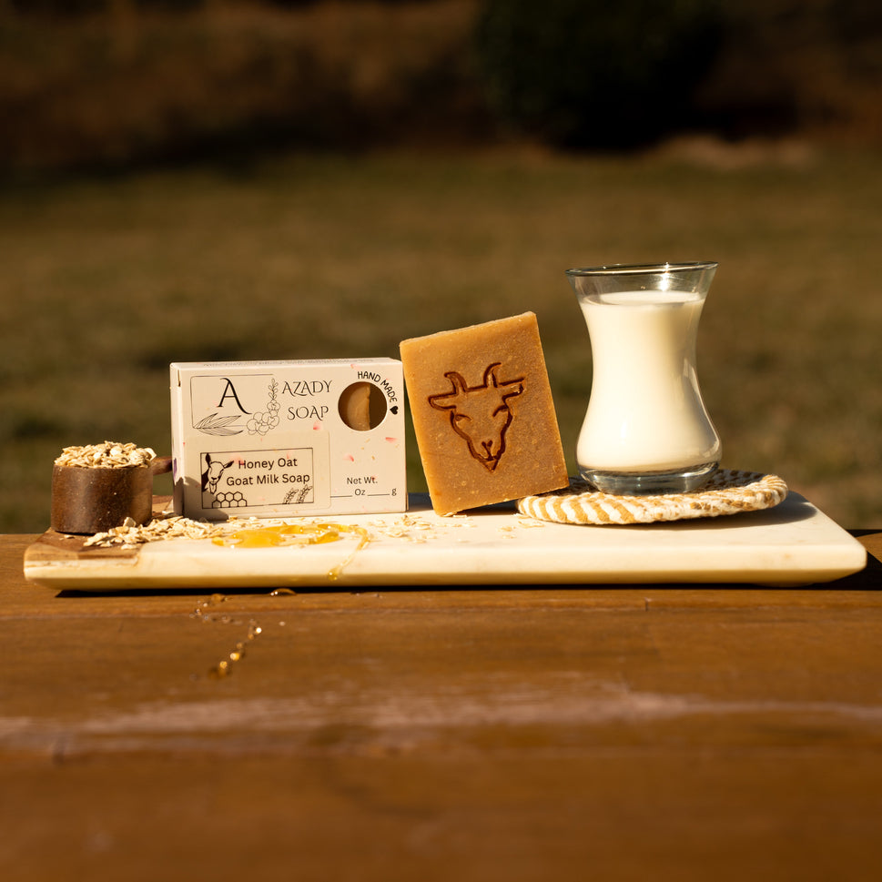 Cashmere Oud & Honey oats goat milk soap bundle (4 pack)