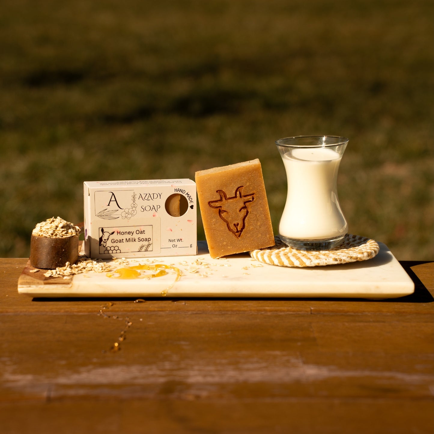 Dead Sea Mud & Honey Oats Goat Milk Soap bundle (4 pack)