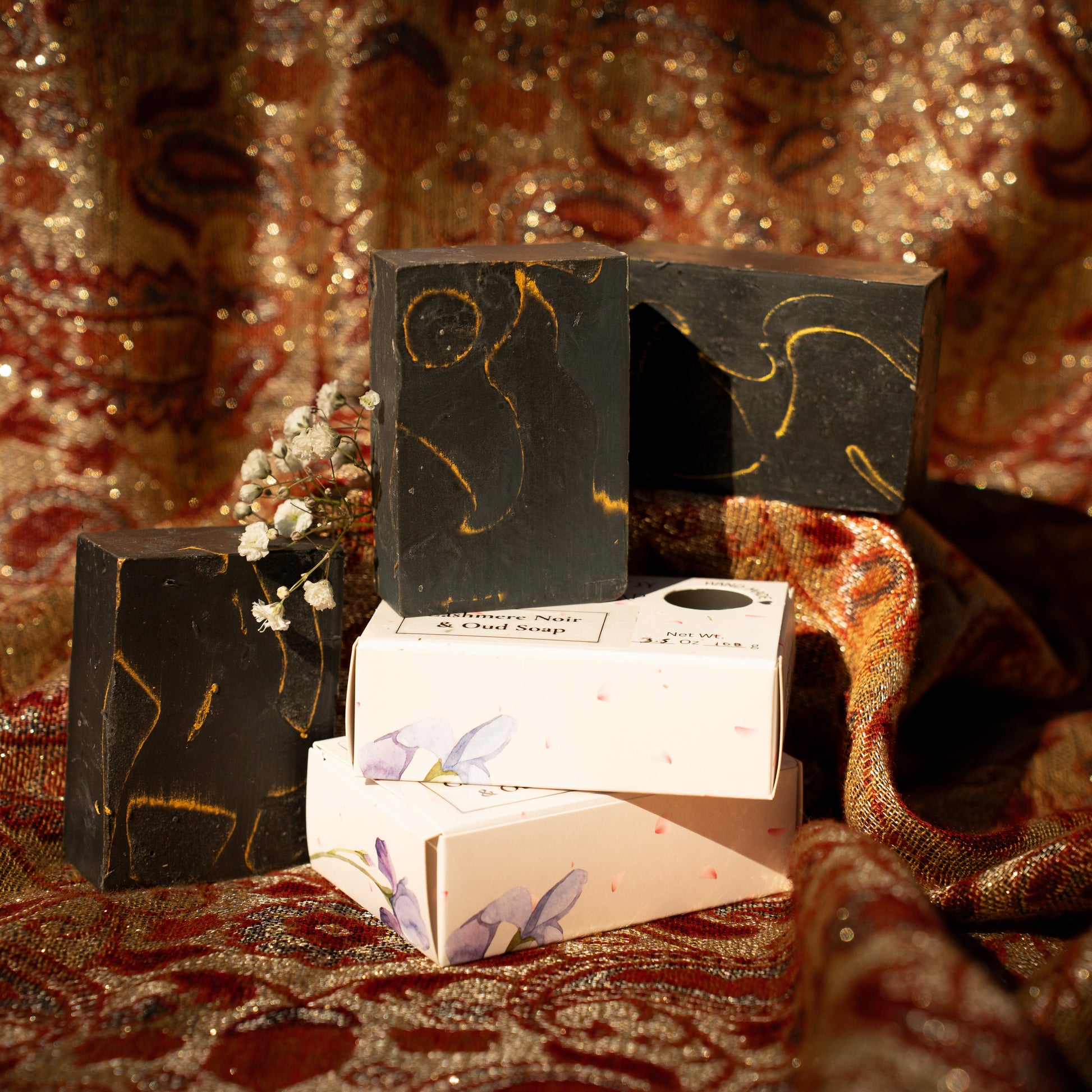 Cashmere Noir & Oud Soap (4 pack)
