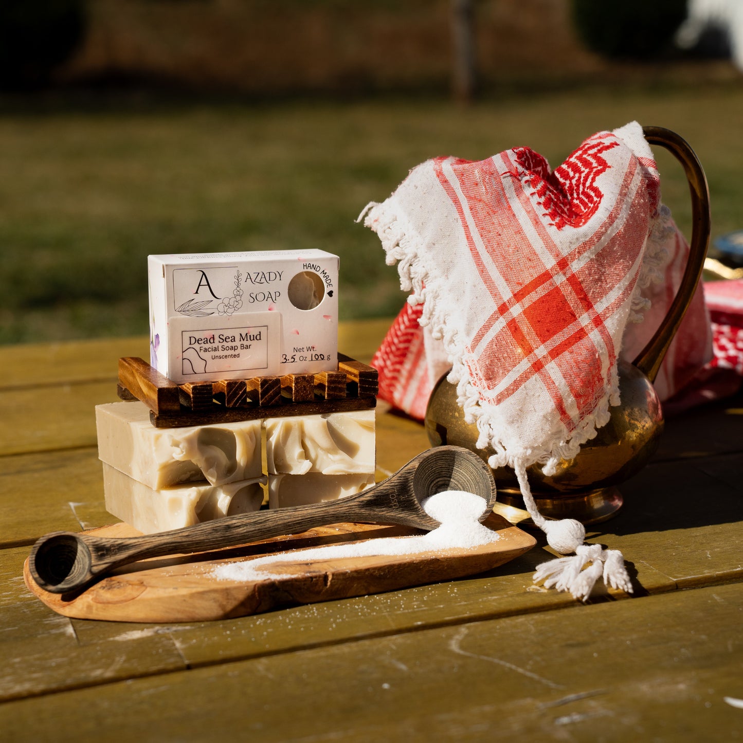 Dead Sea Mud & Honey Oats Goat Milk Soap bundle (4 pack)