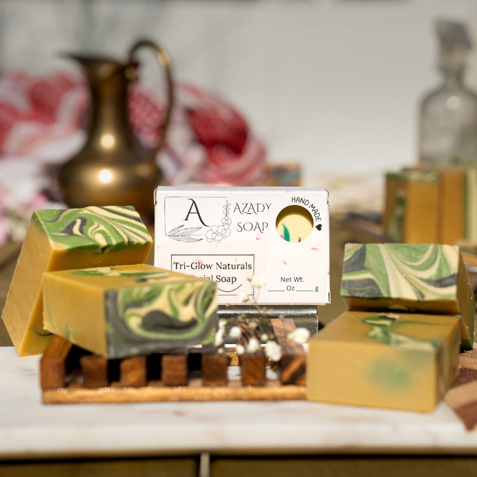 Tri-glow Naturals facial bar ( 4 pack)