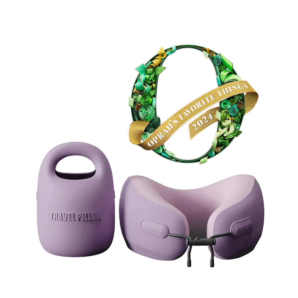 EveryThink Travel Pillow - Purple