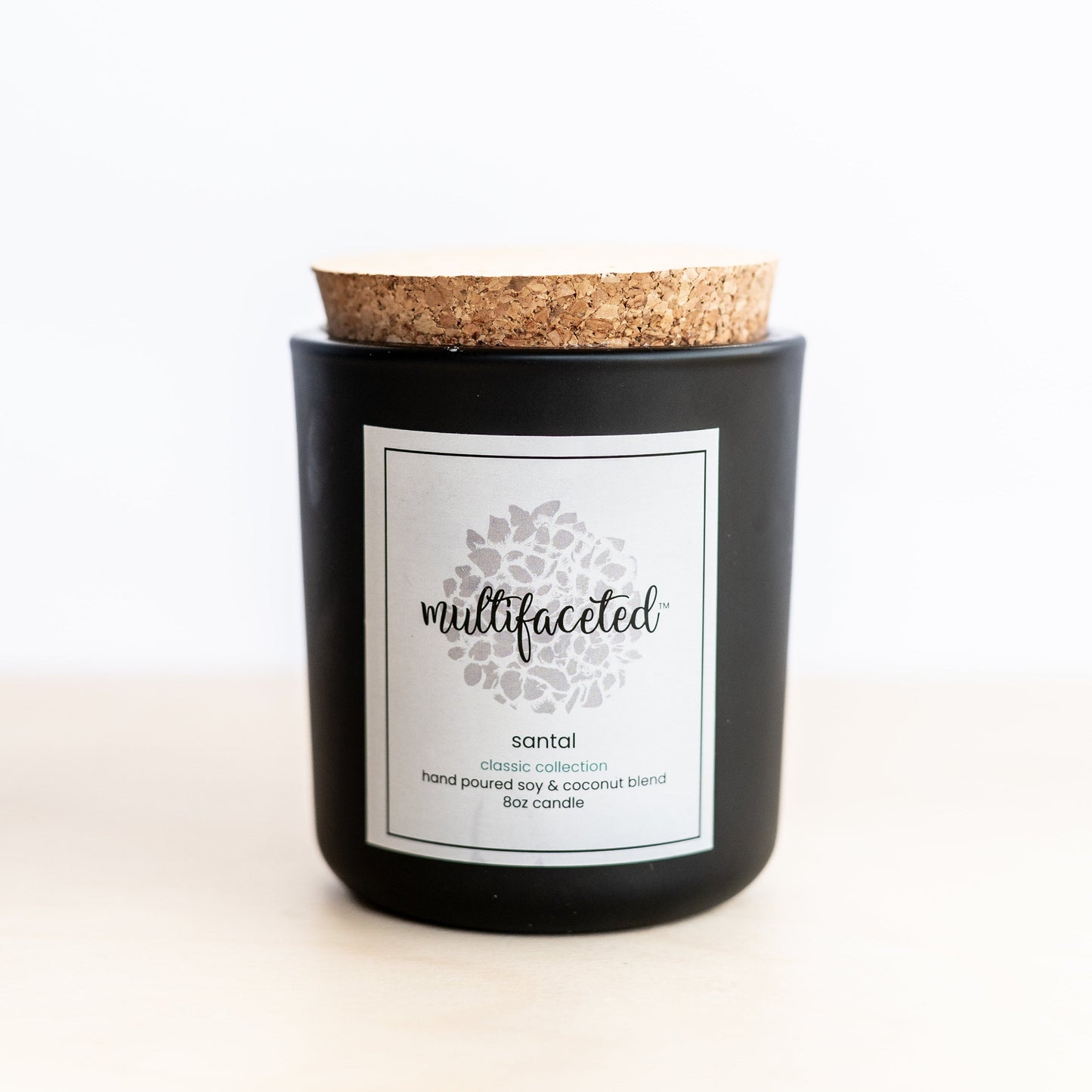 Santal Scent Candle - Eco-Friendly 8 oz.
