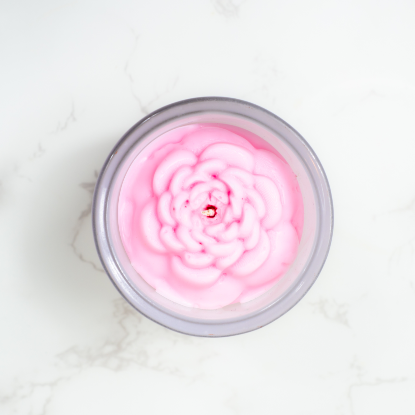 Peony Flower Candle