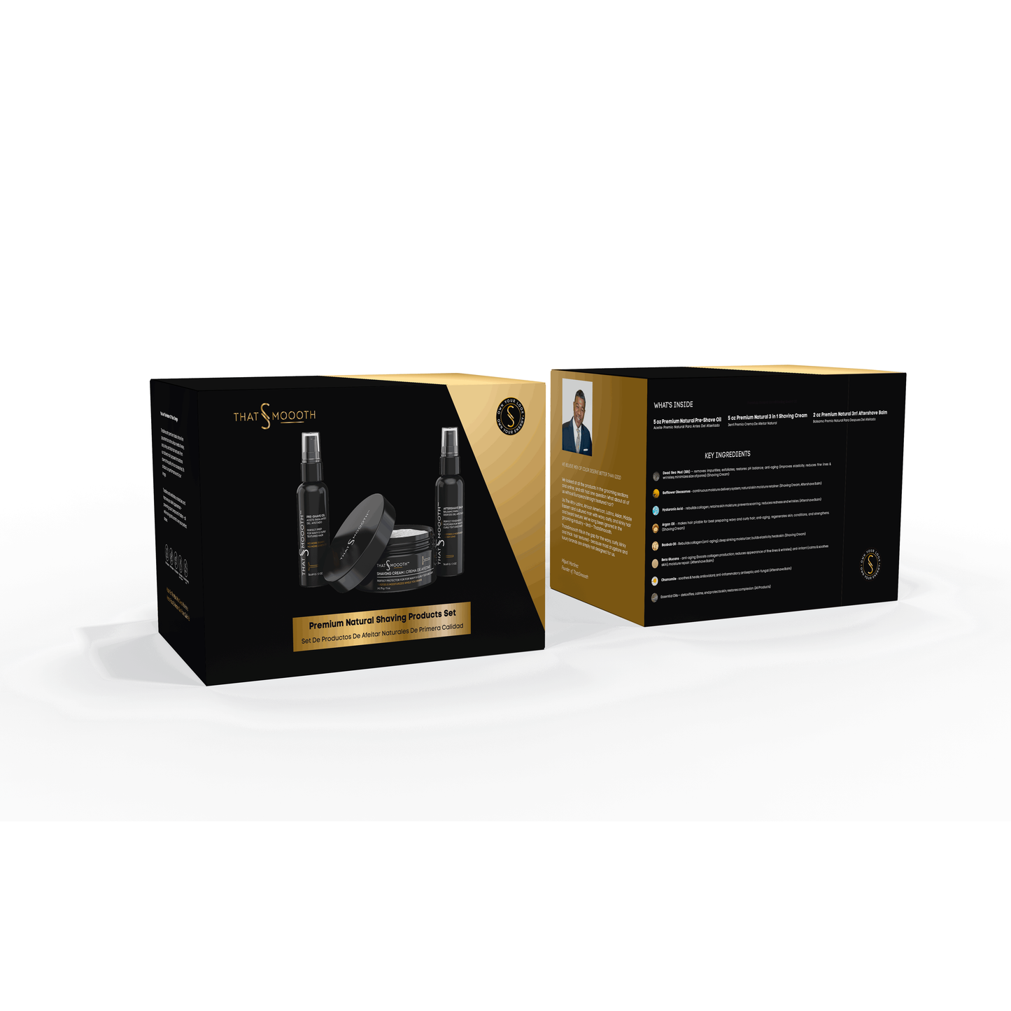 Premium Natural Shaving Products Set