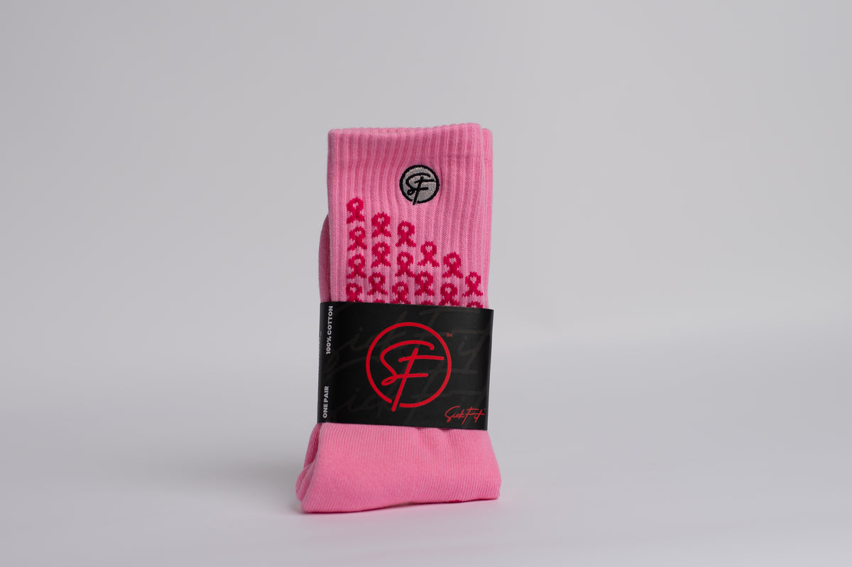SickFit Breast Cancer Compression Socks- 2 Pack