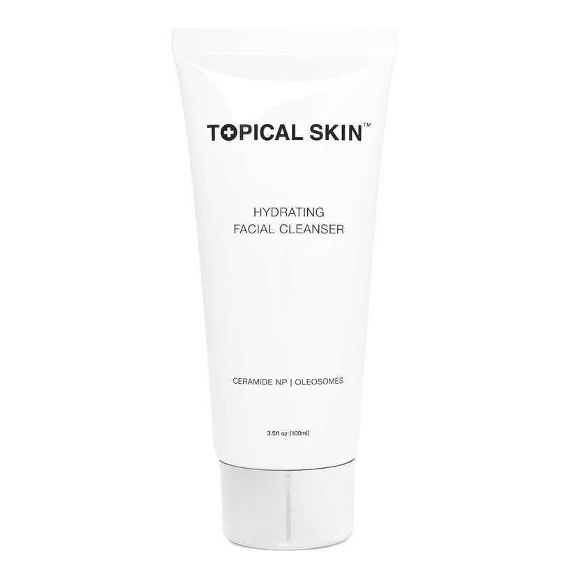 Topical Skin Hydrating Facial Cleanser with ceramide and oleosomes