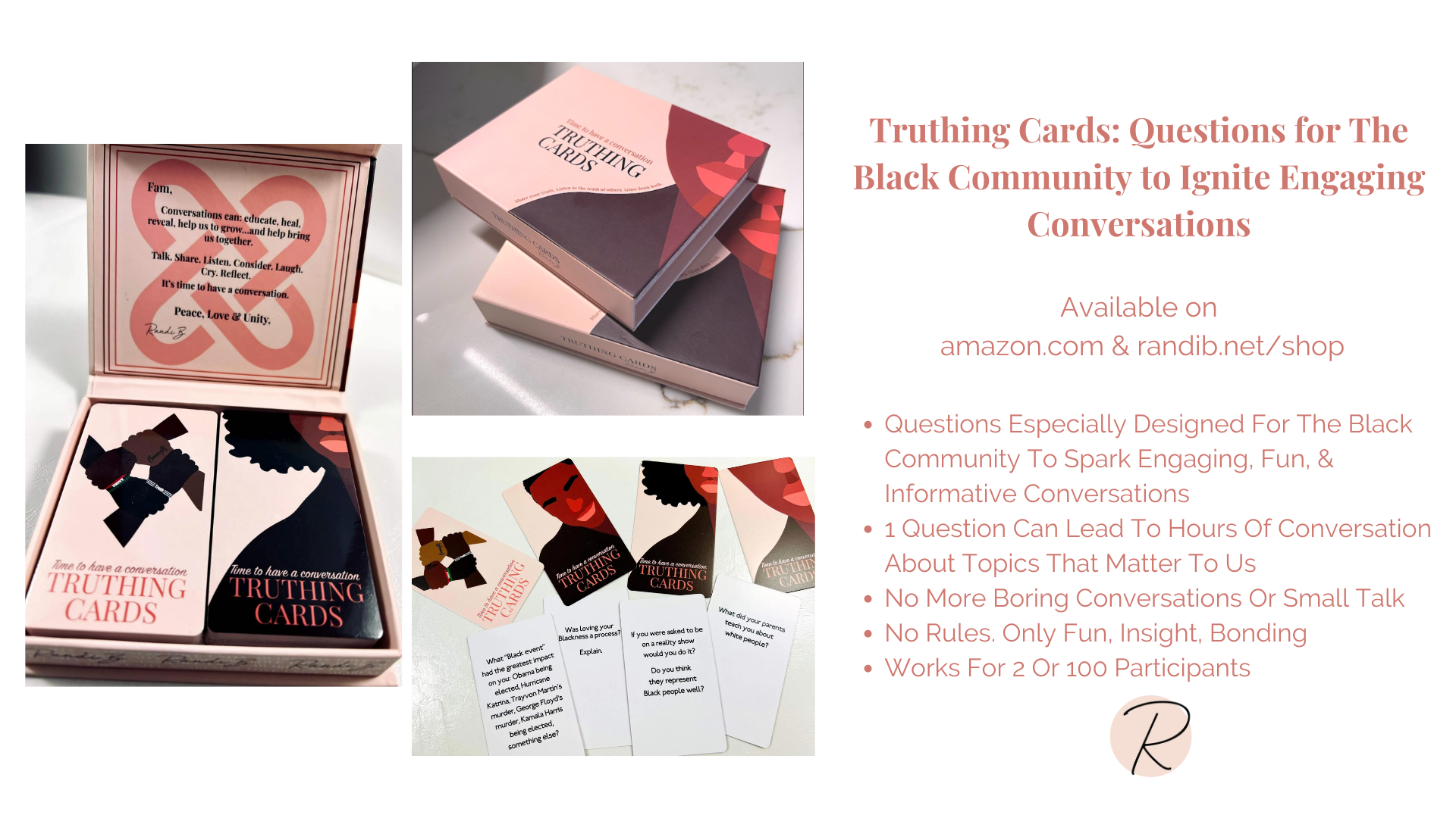 Truthing Cards: Original - 100+ Question Card Game