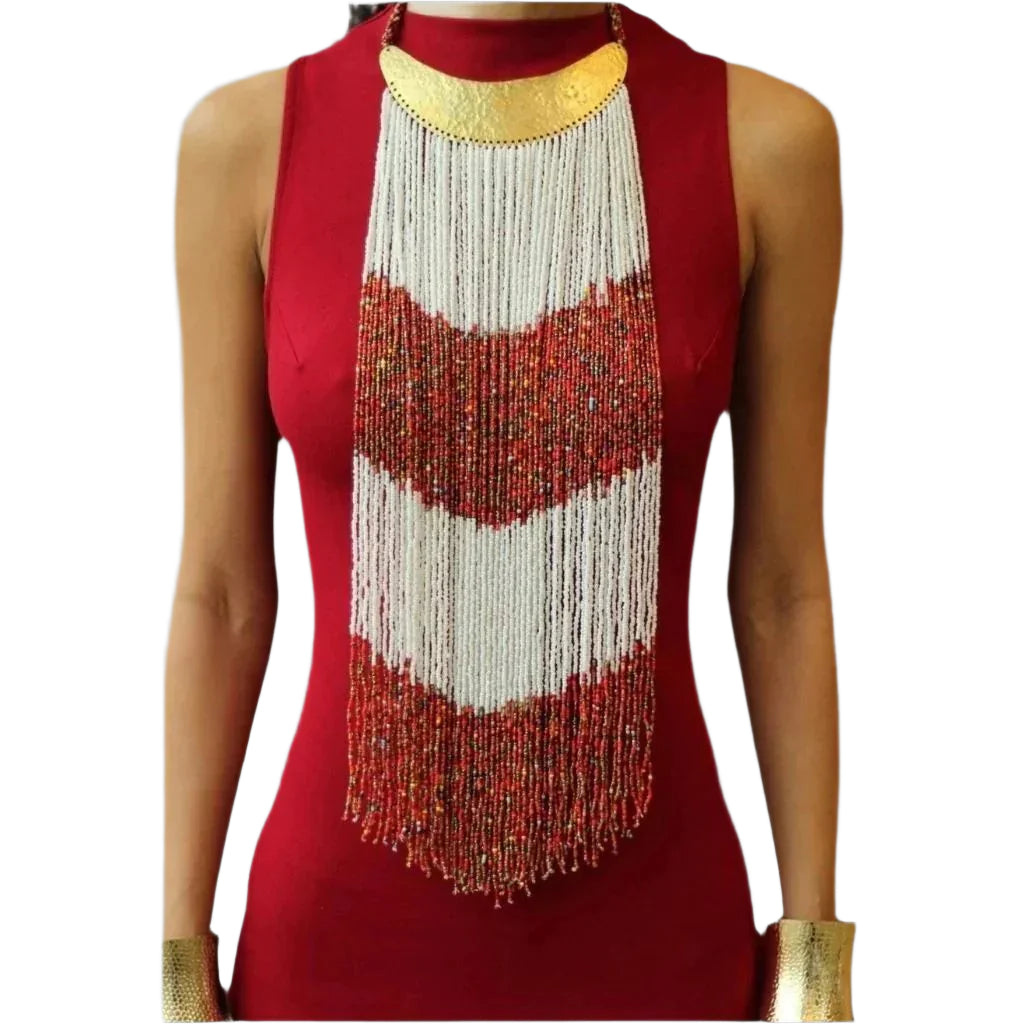 Maasai Beaded Necklace - KENDI AMANI