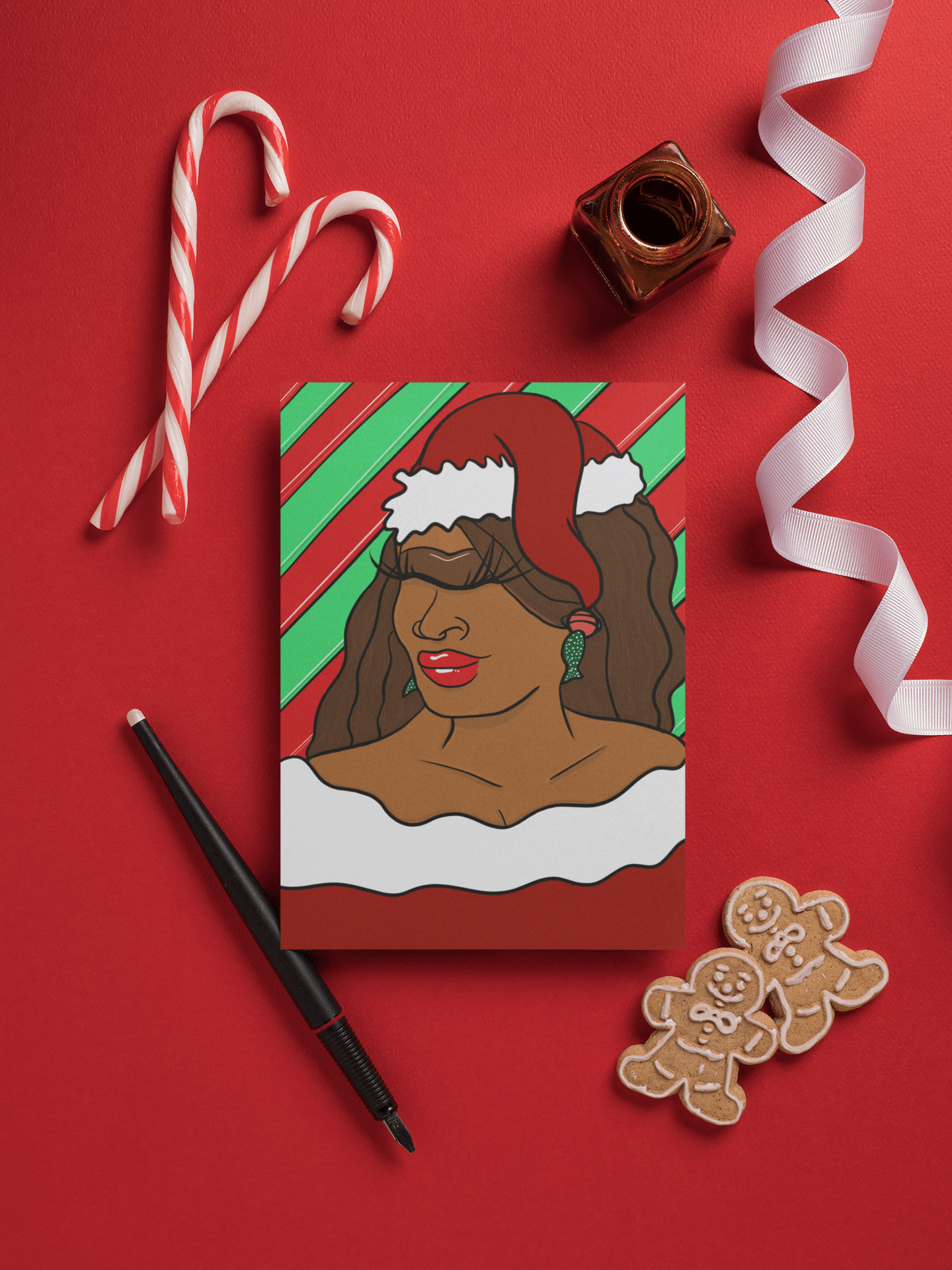 Black Girl Sleigh Coloring Book Set