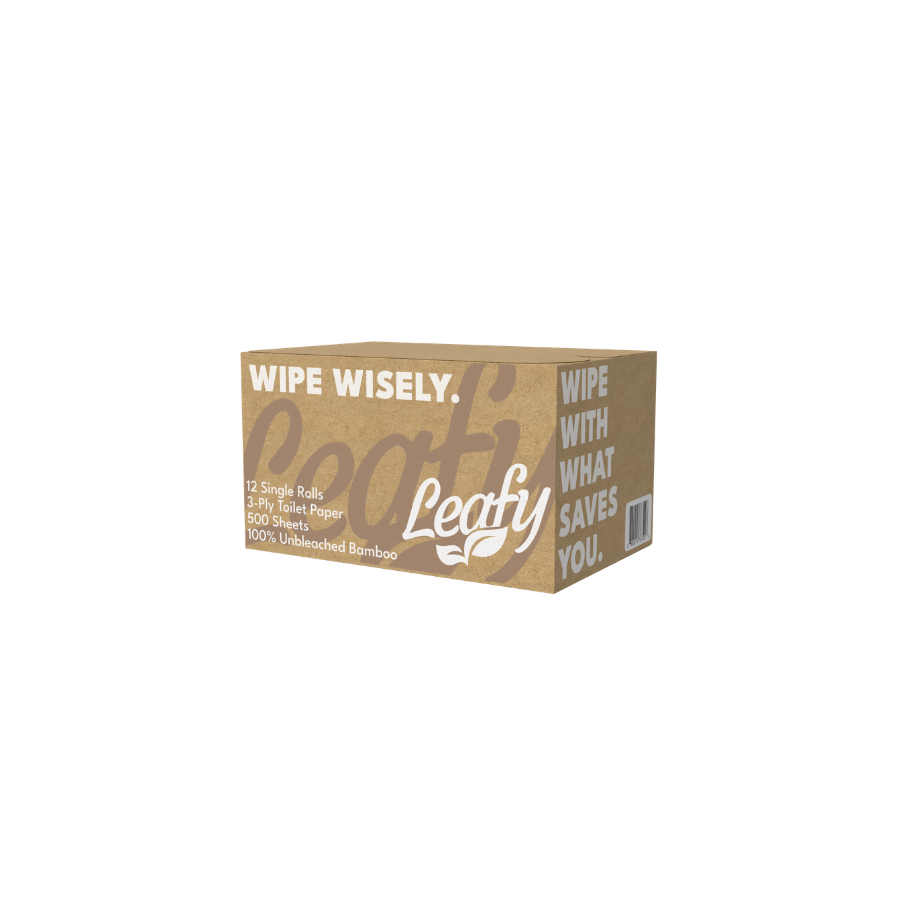 Leafy EarthSoft Premium Bamboo - 12 roll 3 ply