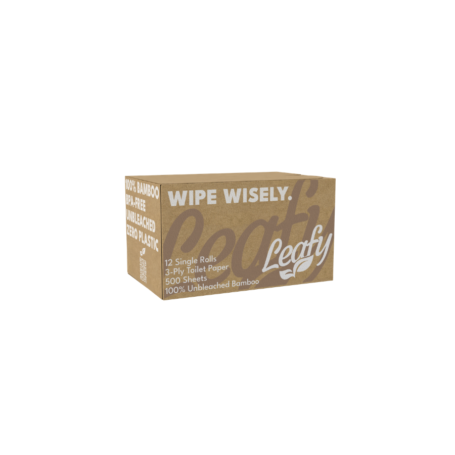 Leafy EarthSoft Premium Bamboo - 12 roll 3 ply
