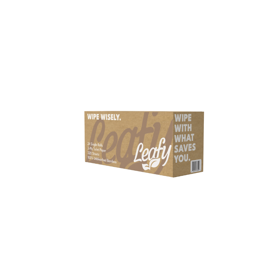 Leafy EarthCloud Premium Bamboo - 24 rolls 3 ply